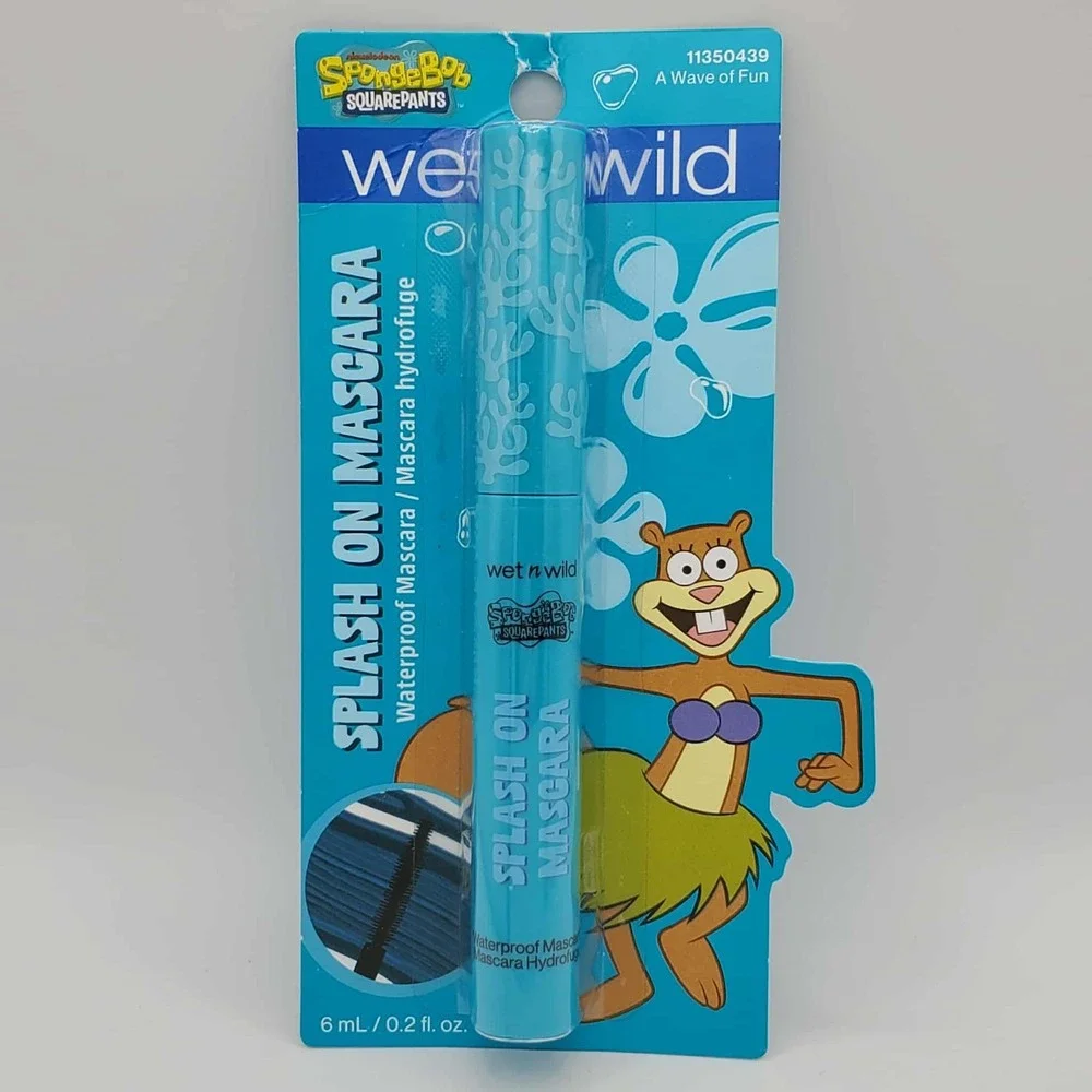 Wet N Wild x SpongeBob Splash On Waterproof Mascara in Blue - A Wave of Fun